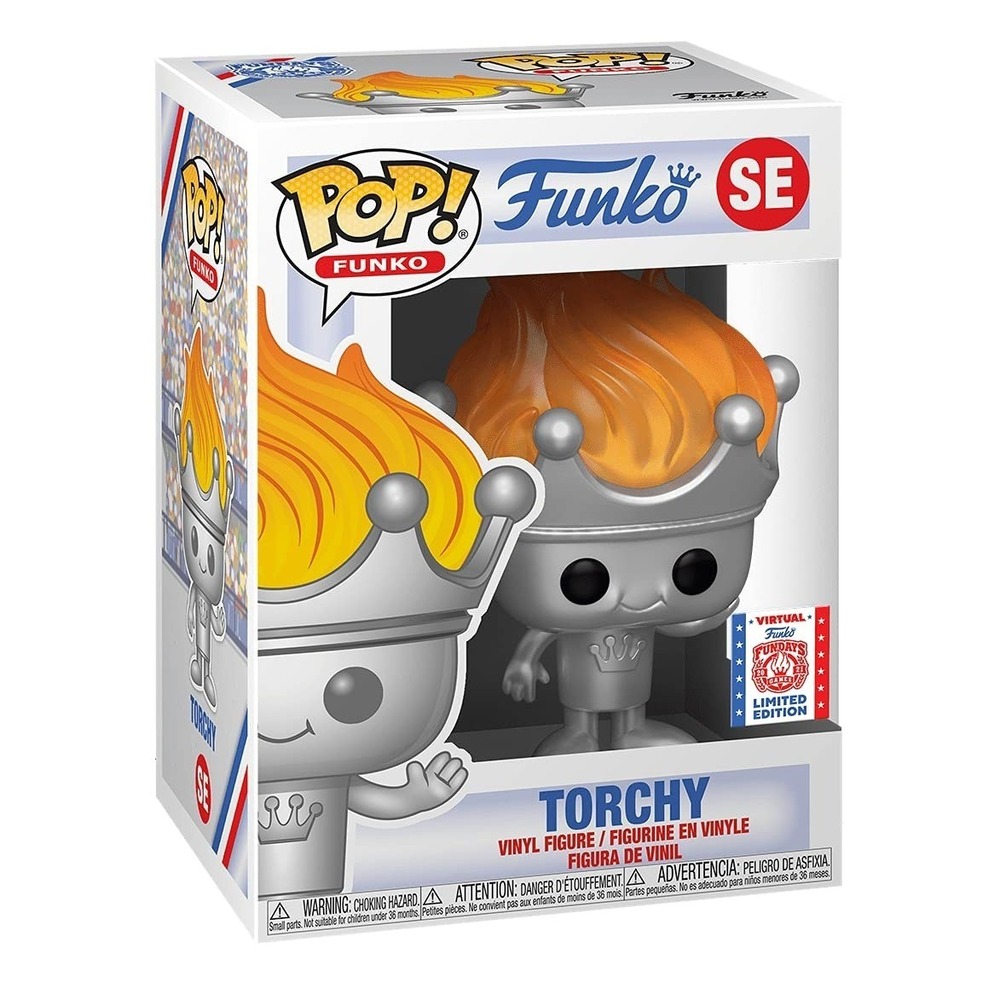 Funko Pop Torchy Fundays 2021 Limited Edition Vinyl Figure SE Virtual Games New
